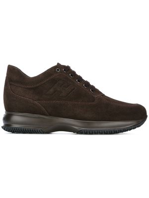 Hogan baskets embossées - Marron