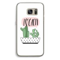 I love cacti: Samsung Galaxy S7 Transparant Hoesje