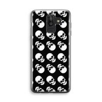 Musketon Skulls: Samsung Galaxy J8 (2018) Transparant Hoesje