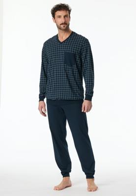Schiesser Schiesser Pyjama Long jeans 181162 54/XL