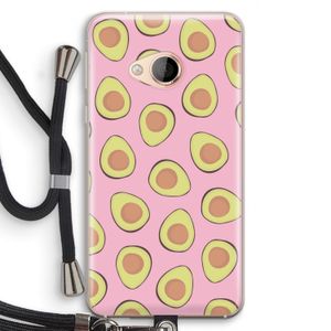 Dancing avocados: HTC U Play Transparant Hoesje met koord