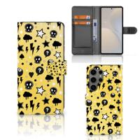 Telefoonhoesje | Met pasjeshouder | voor Samsung Galaxy S25 Ultra Vintage Pauwen