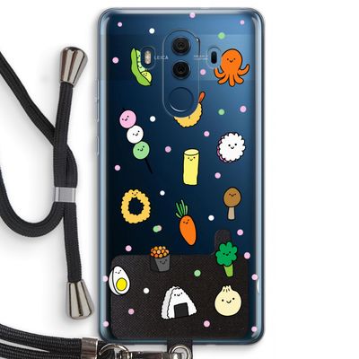 Happy bento friends: Huawei Mate 10 Pro Transparant Hoesje met koord