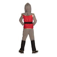 Boland verkleedpak ridder simon jongens grijs maat 92-104