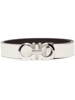 Ferragamo ceinture à boucle Gancini - Blanc
