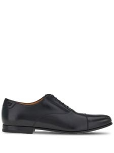 Ferragamo derbies à bout en amande - Noir
