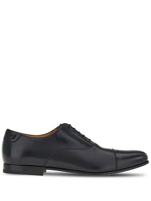 Ferragamo derbies à bout en amande - Noir