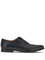 Ferragamo derbies à bout en amande - Noir