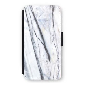 Gestreepte marmer: iPhone 12 Flip Hoesje