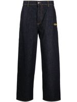 Off-White jean ample à logo brodé - Bleu
