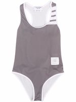 Thom Browne Kids maillot de bain 4 Bar Stripe - Gris - thumbnail