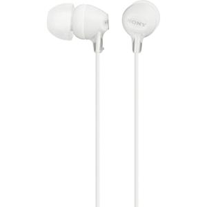 Sony MDR-EX15LP In Ear oordopjes Kabel Wit