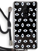 Eyes pattern: Xiaomi Mi Mix 2 Transparant Hoesje met koord