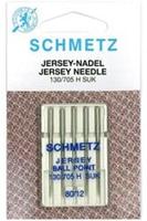 Schmetz Jersey Naalden Dikte 80 - 1 x 5 Naalden op kaart 002