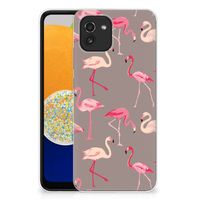 Samsung Galaxy A03 TPU Hoesje Flamingo - thumbnail