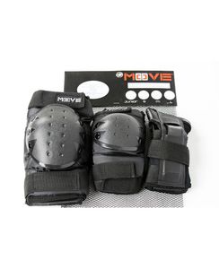 Move SR 3-Pack Beschermingsset Zwart - L