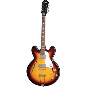 Epiphone Original Collection Casino Vintage Sunburst semi-akoestische gitaar met premium gigbag