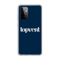 Topvent Navy: Samsung Galaxy A72 Transparant Hoesje