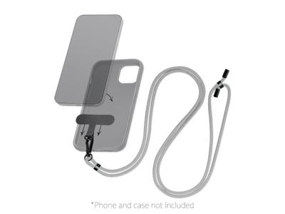 Mobilize Mobilize Nylon Lanyard Grey