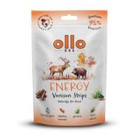 OLLO Air-Dried Energy Venison strips - traktatie voor hond - 80g