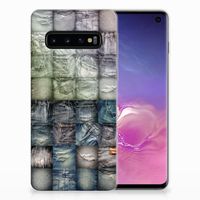 Silicone Back Cover Samsung Galaxy S10 Spijkerbroeken