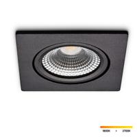 LED-inbouwspot Trento zwart 5W dimbaar