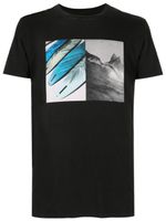 Osklen t-shirt Wave Barrel en coton - Noir