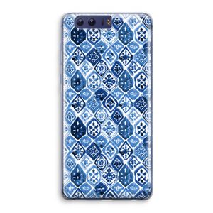Blauw motief: Honor 9 Transparant Hoesje