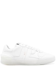 Lanvin baskets en cuir - Blanc