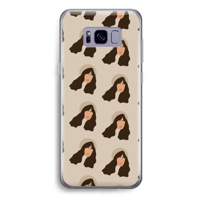 Bonjour mon amour: Samsung Galaxy S8 Plus Transparant Hoesje