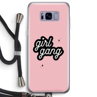 Girl Gang: Samsung Galaxy S8 Plus Transparant Hoesje met koord