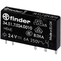 Finder 34.51.7.060.0010 Printrelais 60 V/DC 6 A 1x wisselcontact 1 stuk(s) Tube