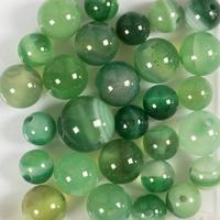Creativ Company Kralen van agaat, d 13+15 mm, gatgrootte 0,9-1 mm, ca. 28 stuk, helder groen, 28 stuk/ 1 doos