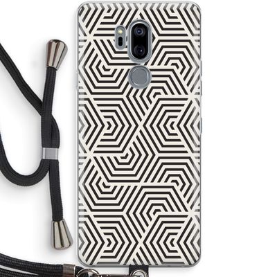 Magic pattern: LG G7 Thinq Transparant Hoesje met koord