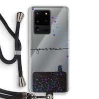 Sterren: Samsung Galaxy S20 Ultra Transparant Hoesje met koord