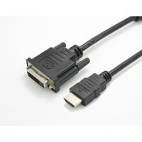 Value 12.99.3115 HDMI-kabel HDMI / DVI Adapterkabel HDMI-A-stekker, DVI-D 24+1-polige stekker 0.15 m Zwart