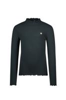 Like Flo winter t-shirt meisjes - grijs - Eef - rib - col