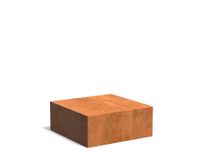 Cortenstaal sokkel 100x100x40cm. Cortenstaal sokkel 100x100x40cm.