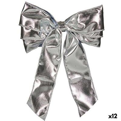 Lussen Krist+ Zilverkleurig 30 x 4 x 20 cm 21 x 45 x 4 cm Kerstversiering (12 Stuks)