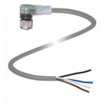 Pepperl+Fuchs 034441 Kabeldoos M12 Aantal polen (sensoren): 4 Bus, haaks 5.00 m 1 stuk(s)
