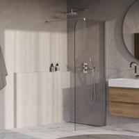 BRAUER Orion inloopdouche helder glas 100x200 incl. glascoating chroom