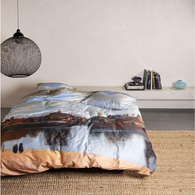 Dekbedovertrek View on Delft blue Eenpersoons Dekbedovertrek View on Delft blue Eenpersoons