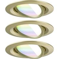 Paulmann 92436 LED-plafondlamp, LED-inbouwlamp 6 W Goud (mat)