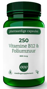 AOV 250 Vitamine B12 & Foliumzuur Vegacaps