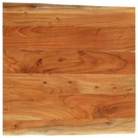 Tafelblad vierkant natuurlijke rand 60x60x3,8 cm acaciahout