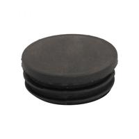 Insteekdop rond 45 mm. platte kop *