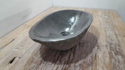 Flussstein Waschschale RL250319, 58x36x15 cm