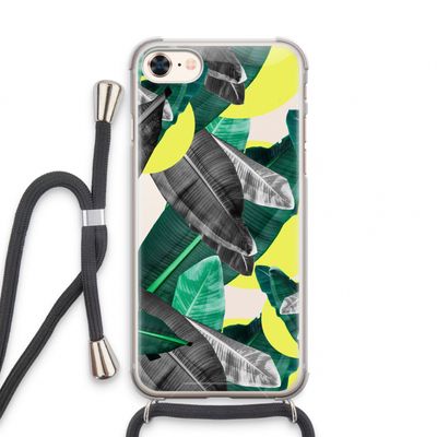 Fantasie jungle: iPhone 8 Transparant Hoesje met koord