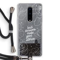 Good stories: OnePlus 8 Transparant Hoesje met koord Good stories: OnePlus 8 Transparant Hoesje met koord