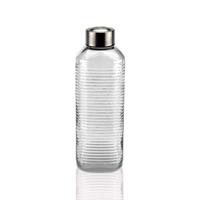 Waterfles Versa Transparant Glas Aluminium 1 L 8,3 x 23,5 x 8,3 cm